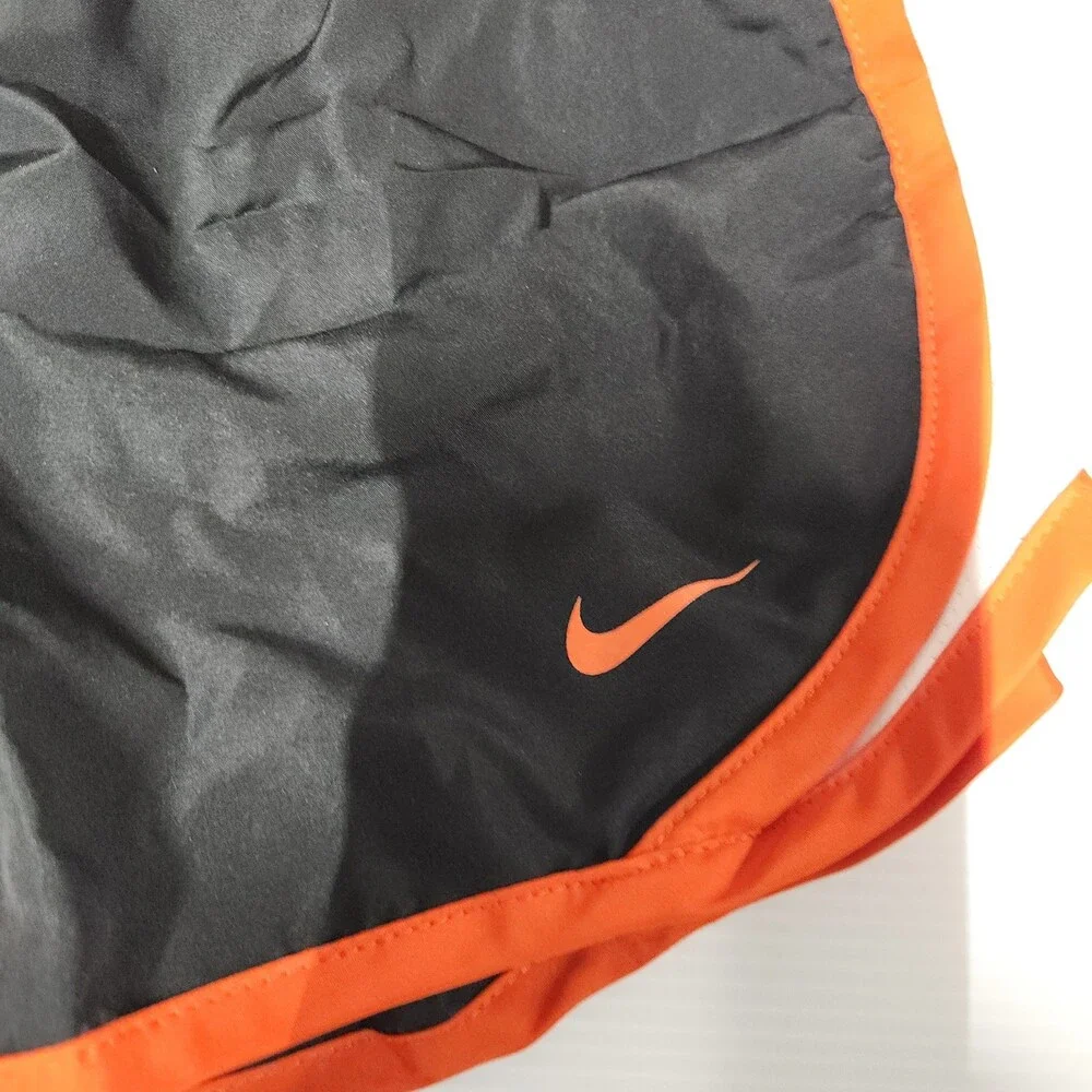 Nike Oregon State Beavers Dri-Fit Running Shorts Youth S 8 Black Orange 141